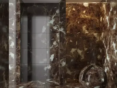 Marble wall 274 3D model