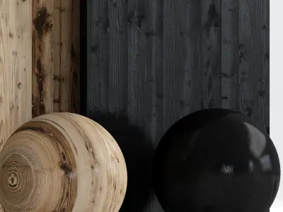 Wood 14 with 3 materials Texture