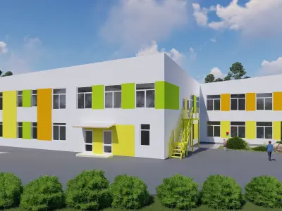 3d model of a kindergarten 3D model