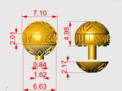 Ball Jesus 3D print model