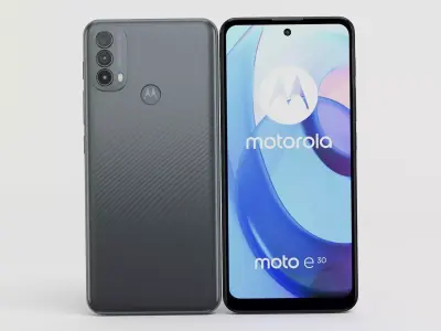 Motorola Moto E30 3D model