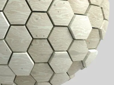 Wooden Wall Decor Material 9- Pbr By Sbsar File Texture