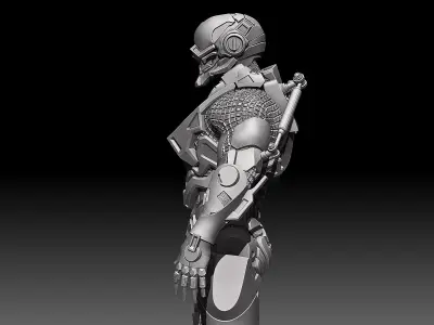 Cyber Man Zbrush 3D model