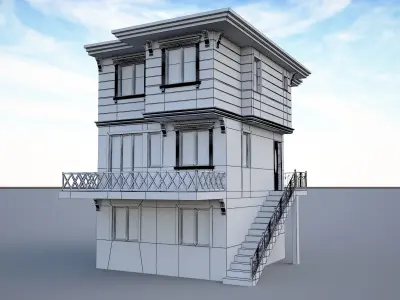 Ornate building 3d model 6 3D model
