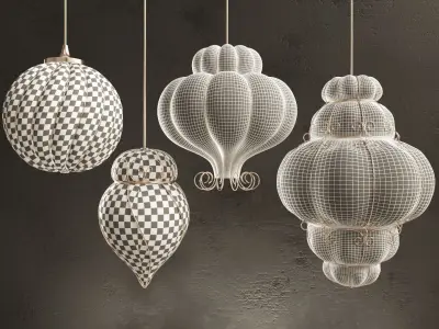 Tor Lamp Collection 3D model