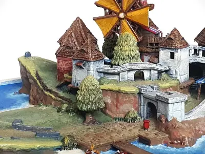 Windfall Island - Zelda The Wind Waker 3D print model