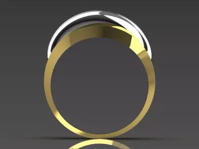 gold ring gr0127 3D print model