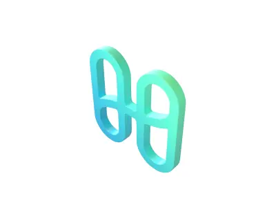 Harmony Coin v2 001 Low-poly 3D model