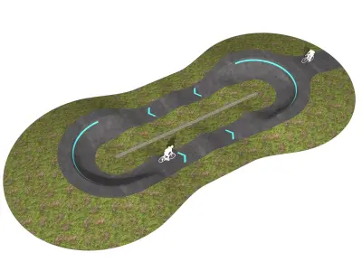 Pump track 04 3D model