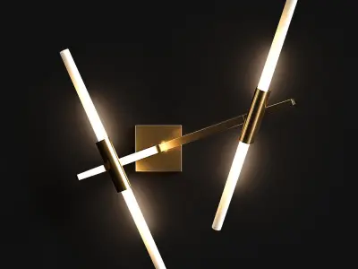 Wall light agnes 2 3D model