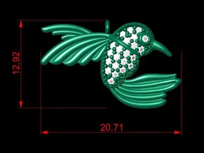 Pendant P188 3D Print Model 3D print model