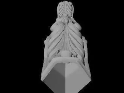 leg High quality 3d models for processing on a cnc machine  3D model 33