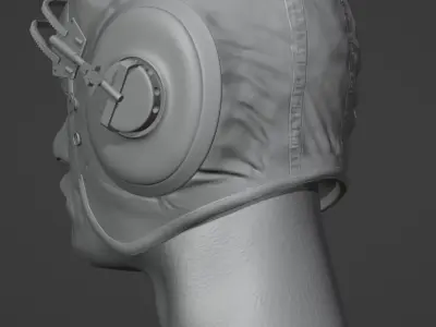 Blade Runner Gaff pilot hat Edward James Olmos 3D print model