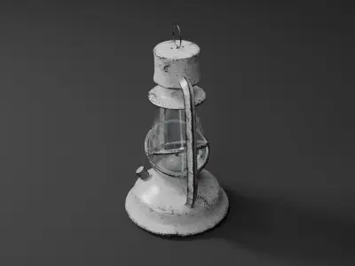 Oil lamp Lantern 3D model