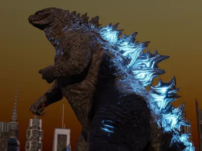 Godzilla Roar 3D model
