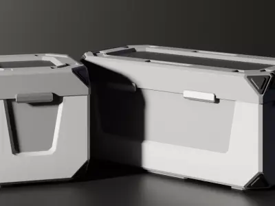 Sci Fi Cargo Container 1 3D model