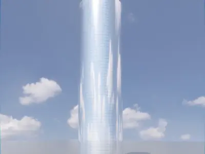 Parametric Building 1b10 3D model