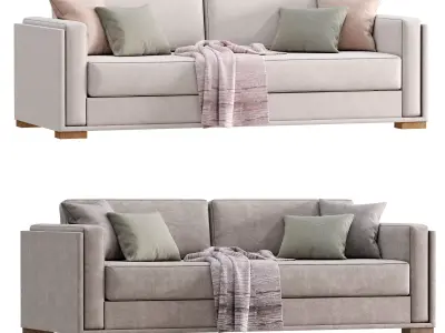 Sofa Nassau By West Elm 3D model