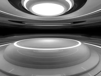 Sci Fi Room 3D model 10