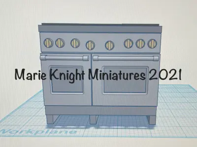 12th scale Wolf range for dollhouse 3D print model