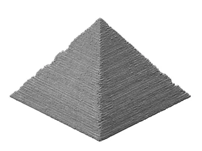 Giza - Three Pyramids 01 3D model