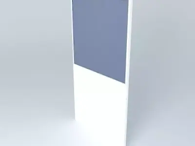Partition with glass Free 3D model