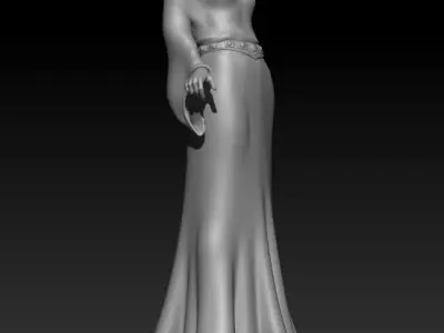 Princess Leia 3D print model