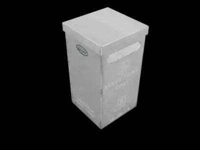 Bin Bundle - 26 Models Low-poly 3D model