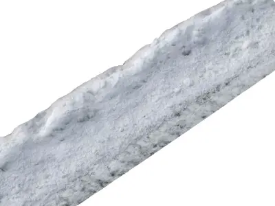 Snow scan 5A Low-poly 3D model