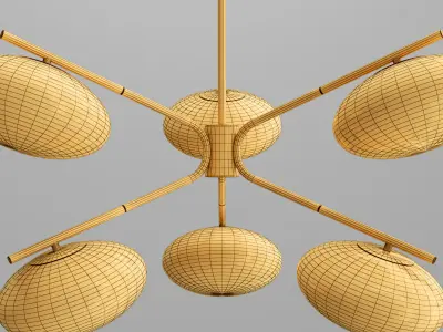 Champignon Chandelier 3D model