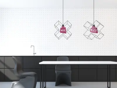 hanging lamp KUBISOVER 3D model