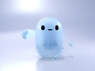 Robot BBOT from Rons Gone Wrong 3D model