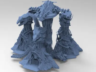 Eternia Inspired Towers of the Dragon full collection  3D model
