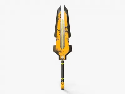 Sci-Fi Sword V3 Low-poly 3D model