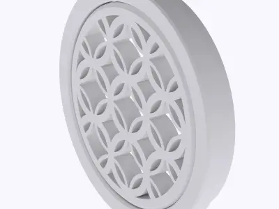 Functional Round window style 5  3D print model