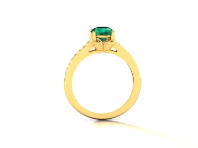 Engagement Wedding Ring 3dm Render Detail  3D print model buy