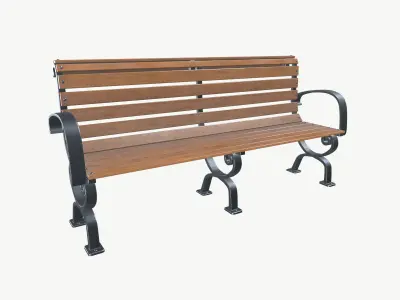 Bench 3D model