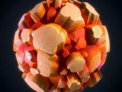 Crystal material -Aragonite- VOL 19 - Maps Sbsar Texture