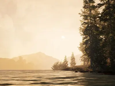 Medieval War Camp Low-poly 3D model