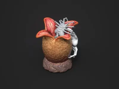 Ovomorph venus flytrap 3D model