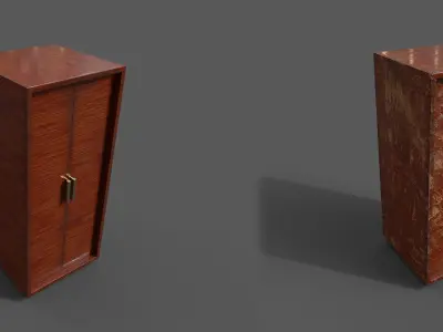 Pack 2 Sets Modern Furniture 3D Model Low-poly 3D model