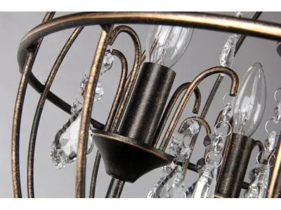 Leung 4-Light Candle Style Globe Chandelier 3D model