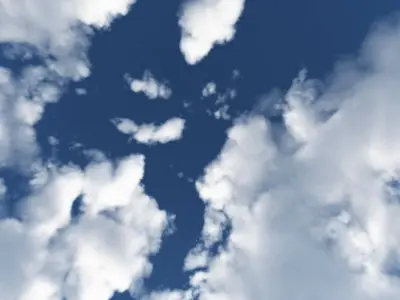 Two 4k HDR Skies 3D model