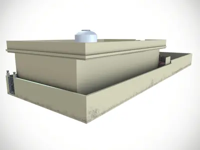 Village House Low-poly 3D model