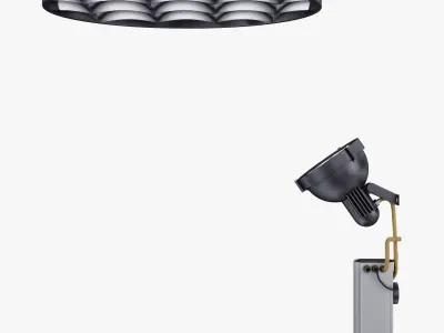 Floodlight and Indirect Reflector v 1 3D model