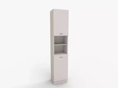 FOREHILL Bathroom Tall Cabinet Slim Storage 3D model