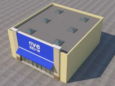 American Store Market 3D model