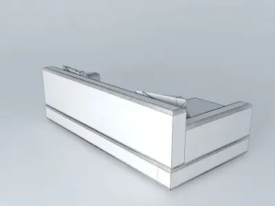 Sofa piece of furniture with light Free 3D model