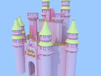 Castle 3d model 3D model