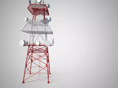TV Tower 3D model